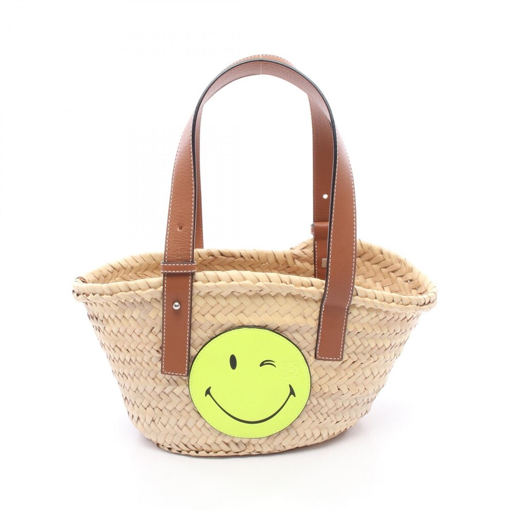 Loewe Basket Small Smiley World Handbag #332302L52B